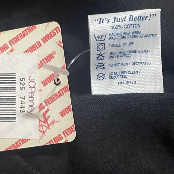 NWT Stone Cold Steve Austin T-Shirt Mens Large Black Skull 3:16 WWF Vintage 90s - Picture 8 of 11